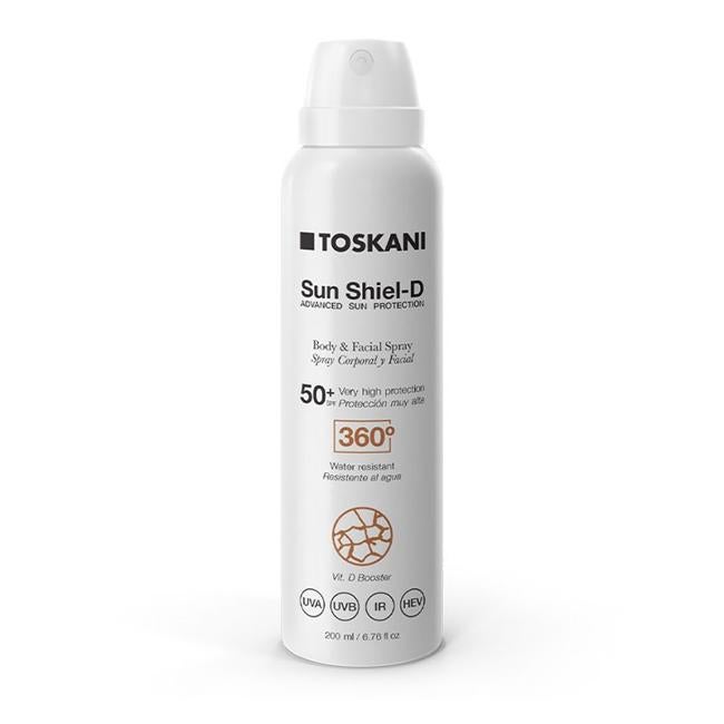 Sun Shiel-D Body y Toskani Facial Spraying. Precio: 49.90 euros